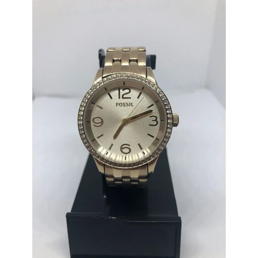 Fossil BQ1418 Women's Stainless Steel Analog Dial Quartz Genuine Watch RK365